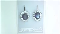 Boucles d'oreilles Femme Kate in Or blanc Zaffiro sintetico MONACHELLA ZAF SINT ZIRC P O/Z 7.30 B